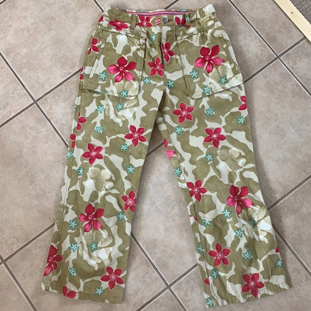 Oilily floral denim pants